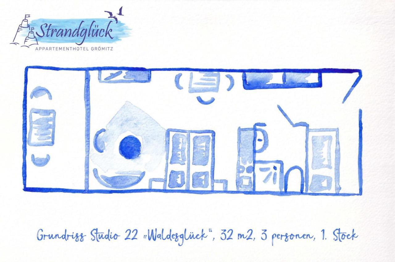그로미츠 Studio 22 "Waldesglueck" 아파트 외부 사진